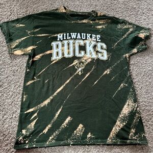 Milwaukee Bucks Short Sleeve T Shirt Fanatics Brand Men Size Large